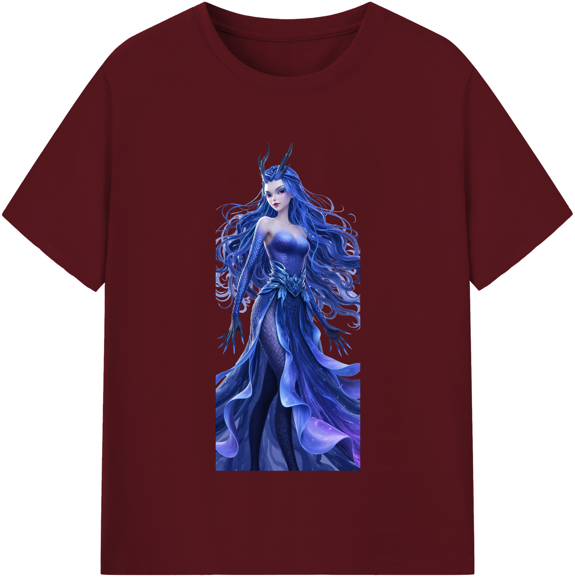 （画像用） Ne Zha 2 ナタ 魔童の大暴れ 綿100％半袖Tシャツ（フロントプリント）
